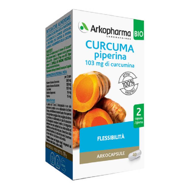 ARKOCPS CURCUMA+PIP BIO 40CPS